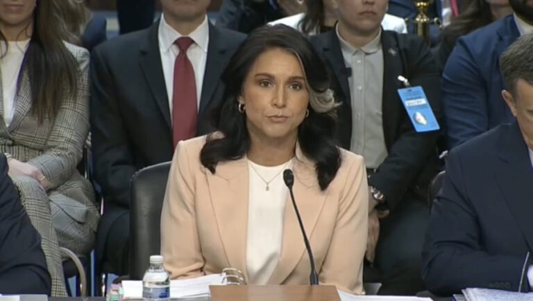 Director of National Intelligence Tulsi Gabbard Dodges Questions About US War Plans Leak