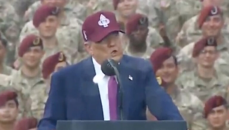 Trump and US Troops Cheer for Pro-Slavery Confederate Army That Fought Against the US Government