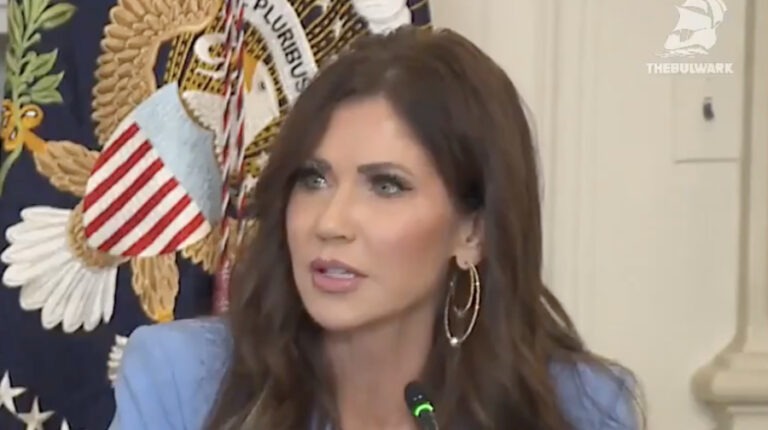 DHS Head Kristi Noem Claims Antifa is as Dangerous as MS-13, ISIS, Hezbollah, Hamas Terrorists– But She Still Can’t Name One Member of Antifa