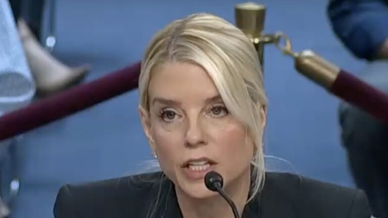 Ex-Trump AG Pam Bondi Refuses to Answer Questions About Trump During House Hearing About Sex Trafficker Jeffrey Epstein
