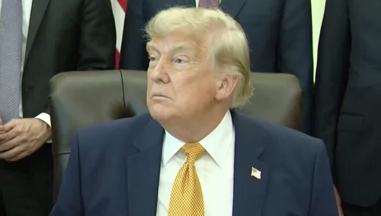 Trump Can’t Defend His Lie About Vandalism at Reflecting Pool: ‘Barack Hussein Obama!’