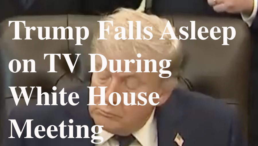 Trump Falls Asleep During White House Meeting on TV episode artwork